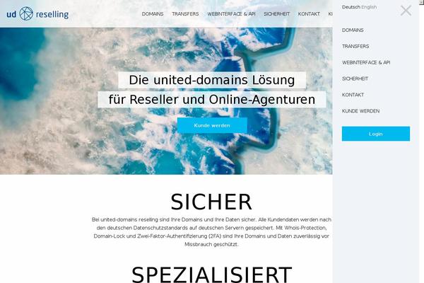 Site using MultilingualPress plugin