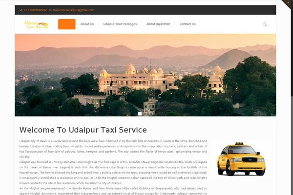 Taxi theme site design template sample