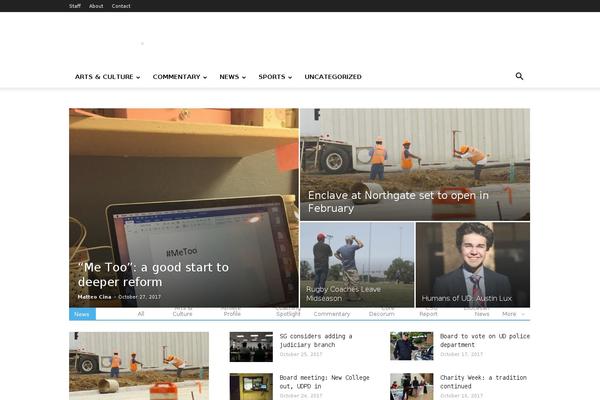 Site using Custom Sidebars plugin