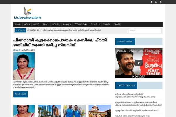 MH Newsdesk theme site design template sample