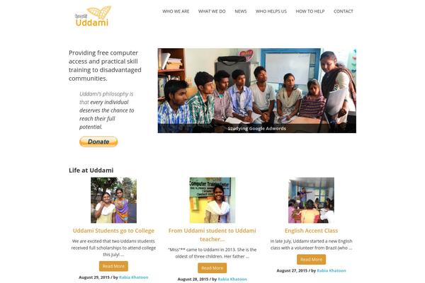 Astrid theme site design template sample