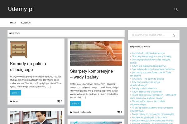 Momentous Lite theme site design template sample