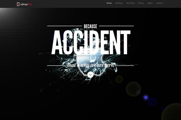 Site using Easy WordPress Parallax Slider plugin