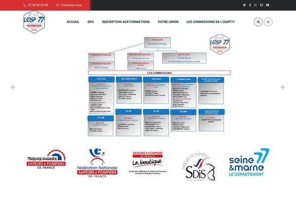 Bizix theme site design template sample