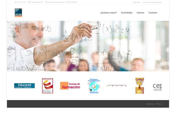 The7 Child theme site design template sample