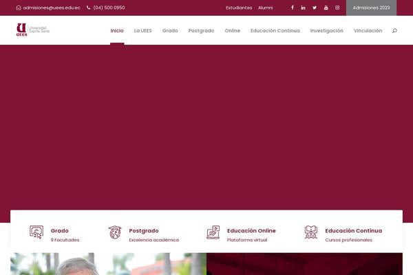 uees.edu.ec site used Kingster