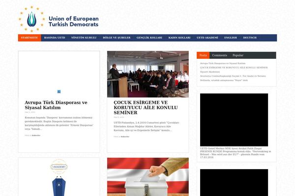 Combomag theme site design template sample