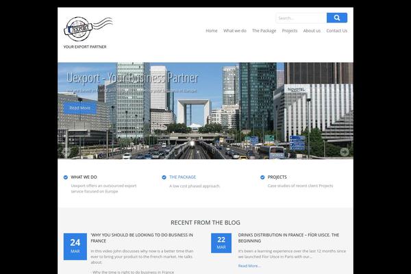SKT Biz theme site design template sample