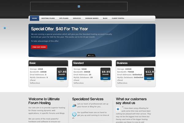 Phenomenon theme site design template sample