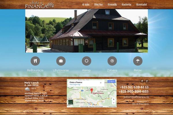 Pinnacle theme site design template sample