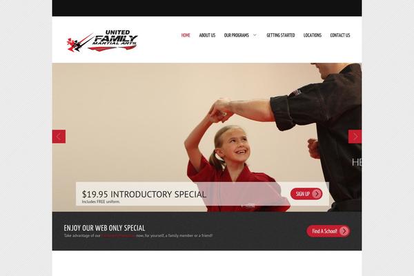 Balance theme site design template sample