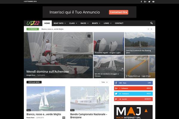 Jarida theme site design template sample