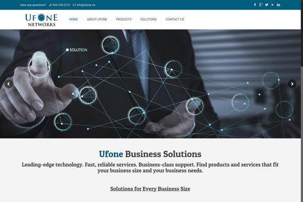 ufone.ca site used Ufonetheme