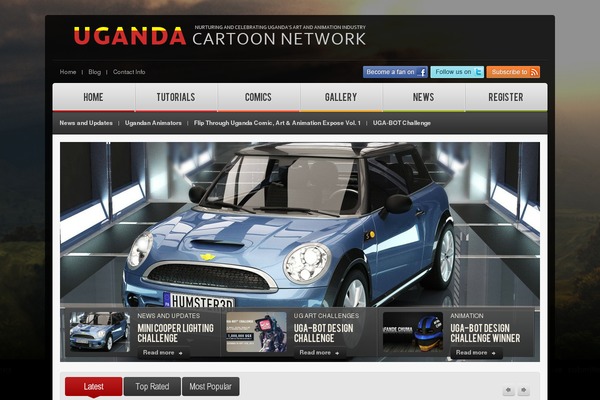 Gameportal theme site design template sample