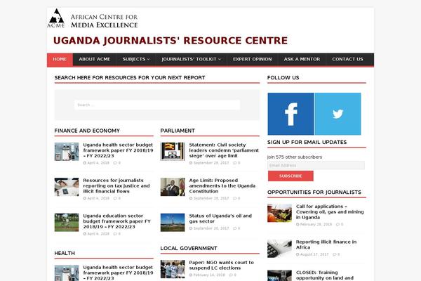 Site using Metro-style-social-widget plugin