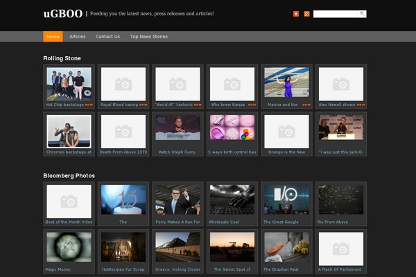 Onenews Premium theme site design template sample