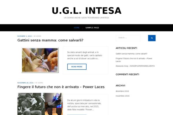 uglintesa.it site used Radical Lite