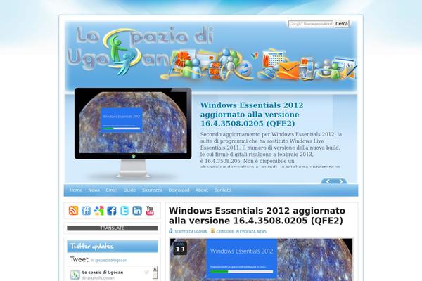 Evander theme site design template sample