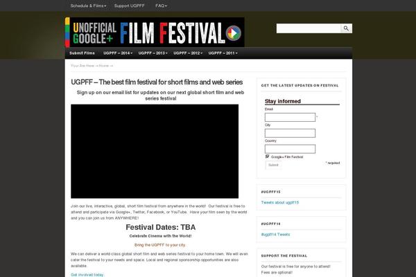 BlackLight theme site design template sample