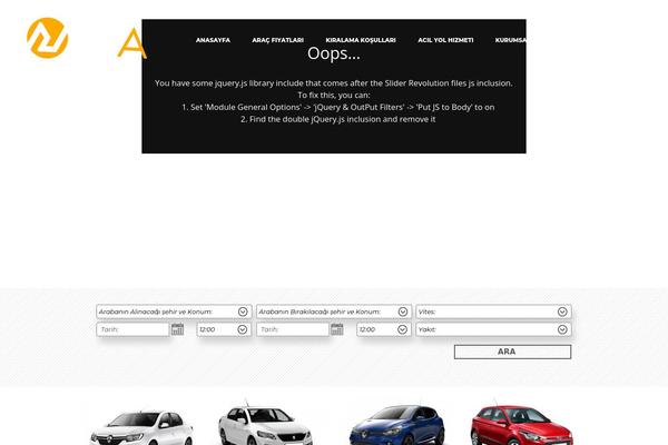 Infinite theme site design template sample