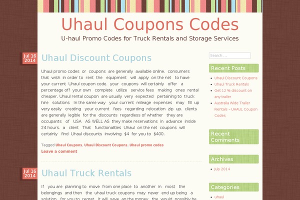Scrappy theme site design template sample