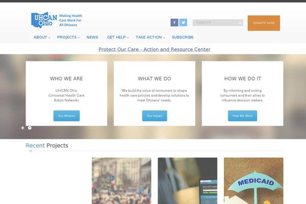 Site using Ubermenu plugin