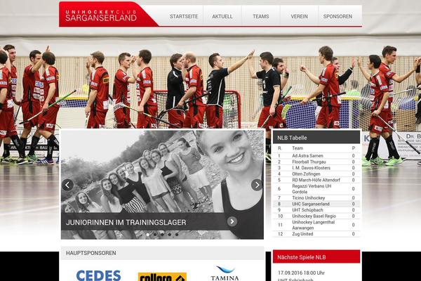 uhcsarganserland.ch site used Hockey
