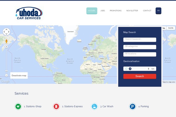 Business Finder theme site design template sample