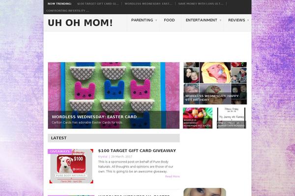 VMagazine Lite theme site design template sample