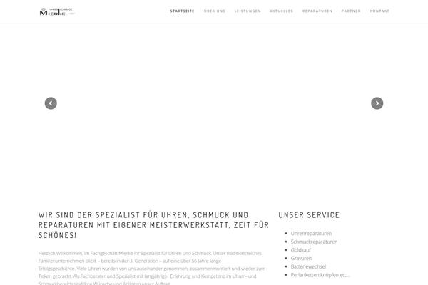 Rhythm theme site design template sample