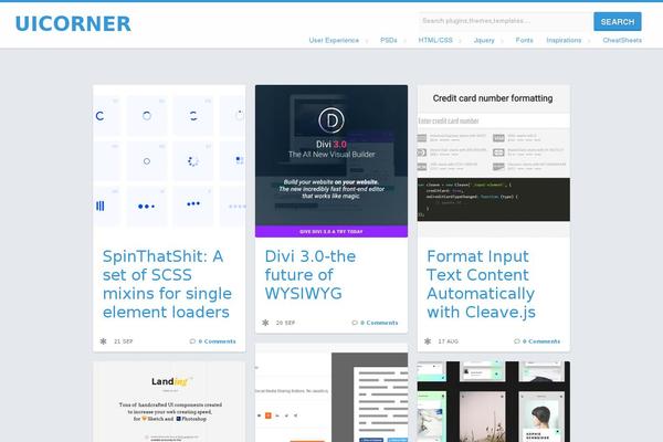 Clippy theme site design template sample