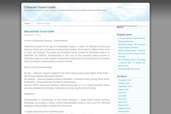 Shrink theme site design template sample