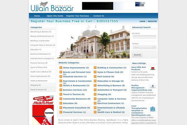Directorypress theme site design template sample