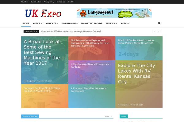 Site using Simple Responsive Slider plugin