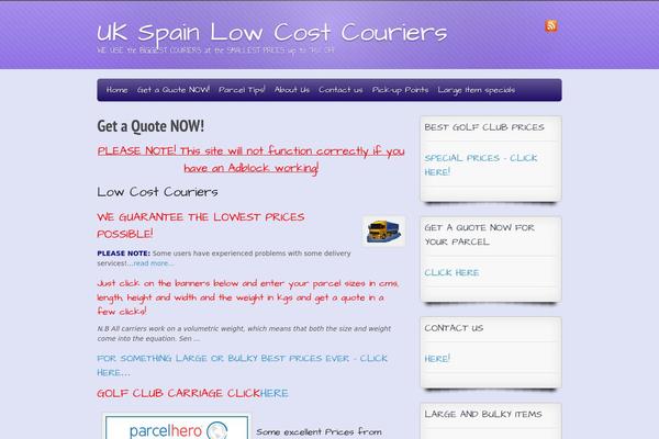 uk-spain-low-cost-couriers.com site used Precisio