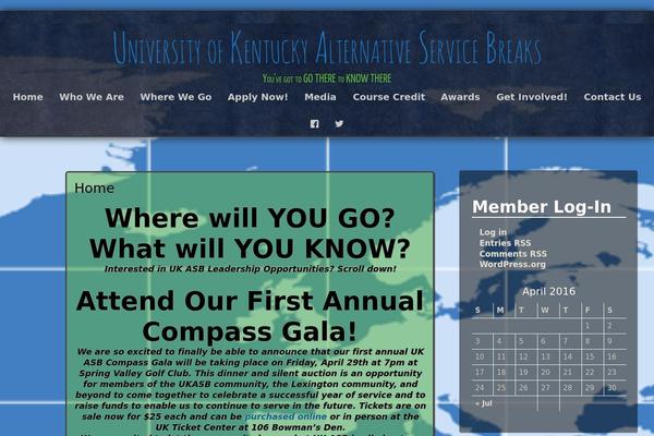 Adventure theme site design template sample