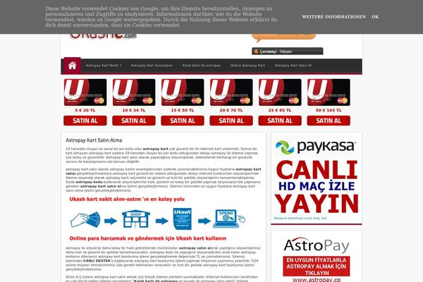 ukashe.com site used Wplogv3