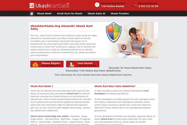 Ukash theme site design template sample