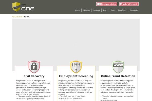 Crs theme site design template sample