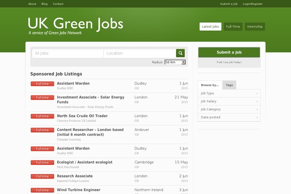 Jobroller theme site design template sample