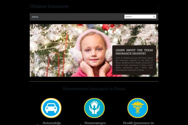 BlackBird theme site design template sample