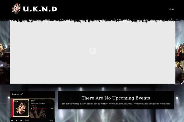 Rockband theme site design template sample
