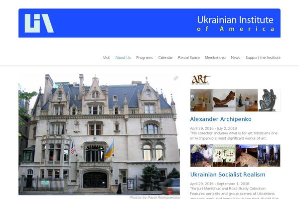 ukrainianinstitute.org site used Spacious