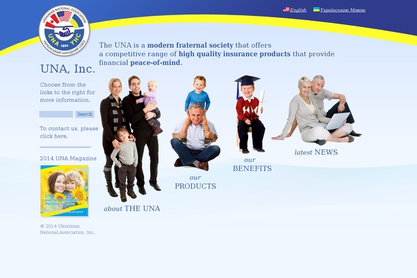 ukrainiannationalassociation.org site used Una