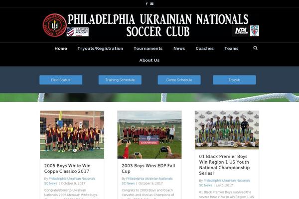 Teamsnap theme site design template sample