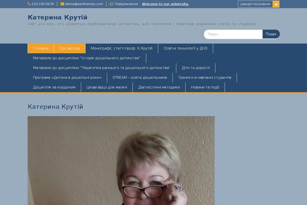 Kontrast-master theme site design template sample
