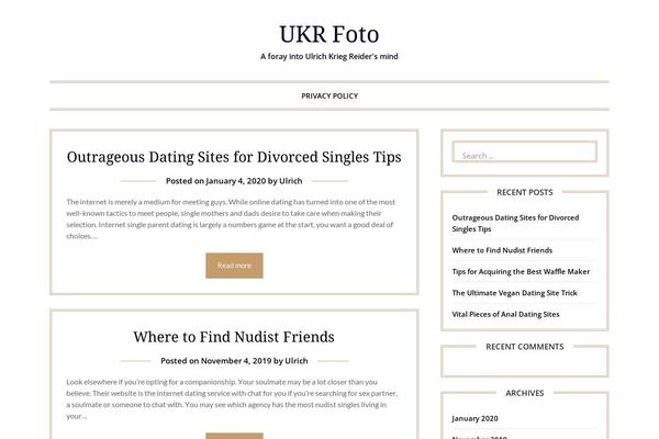 MinimalistBlogger theme site design template sample