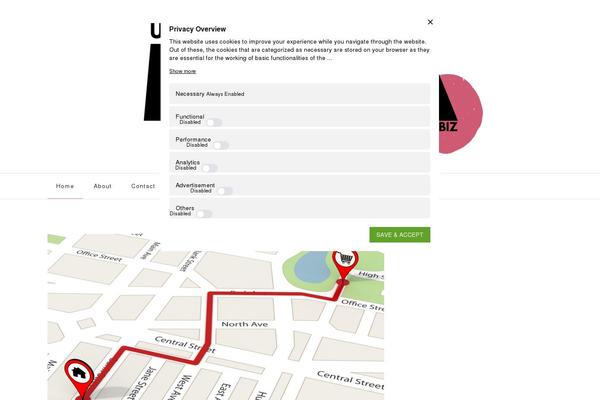 Blossom Travel theme site design template sample