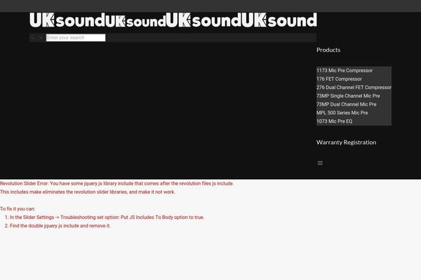 uksound.com site used Uksound