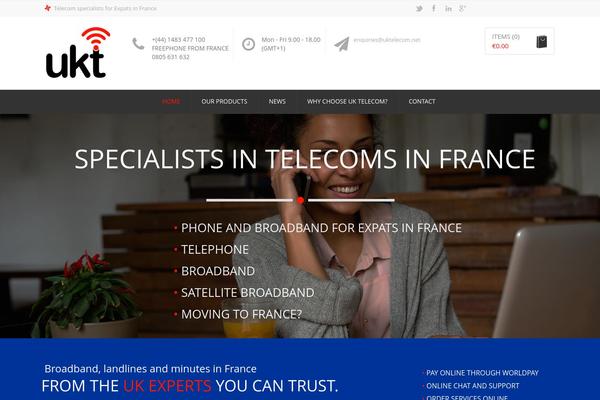 Opus theme site design template sample